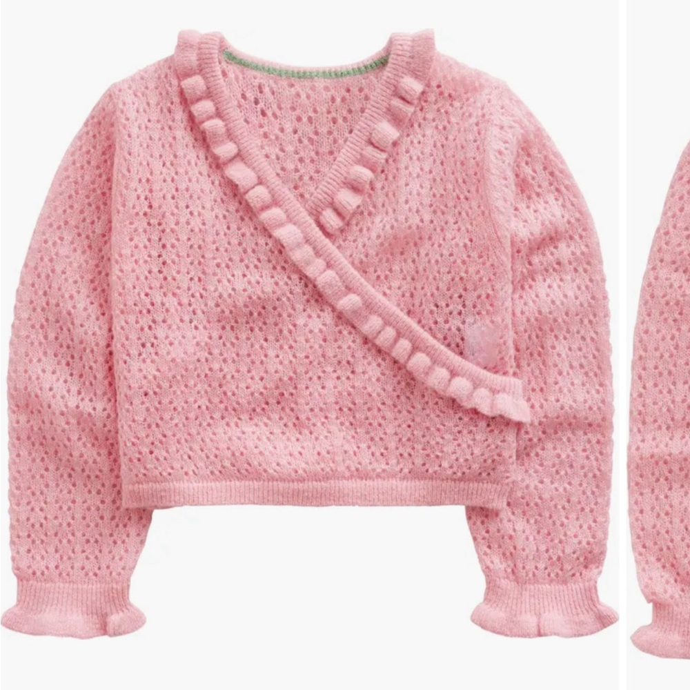 Mini Boden Size 3-4 pointelle sweater